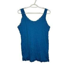 North crest trim lace cami‎ tank top womens XL y2k fairy indie Elena Gilbert